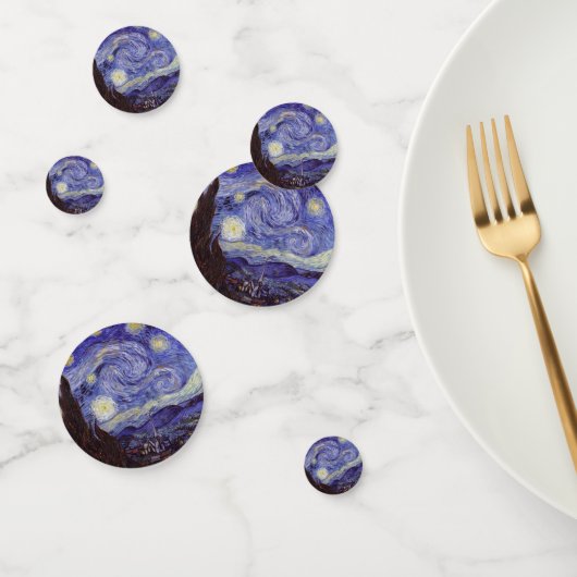 ビンセントヴァンゴッホスターリーナイトヴィンテージファインアート コンフェッティ (グループ)