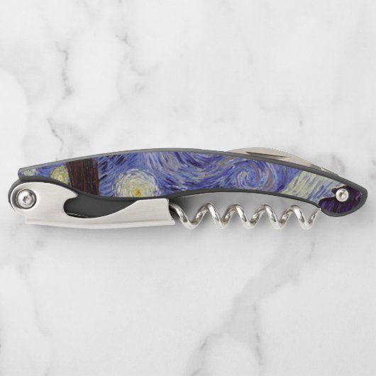 ビンセントヴァンゴッホスターリーナイトヴィンテージファインアート ソムリエナイフ (正面)