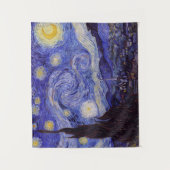 ビンセントヴァンゴッホスターリーナイトヴィンテージファインアート タペストリー (正面)