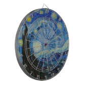 ビンセントヴァンゴッホスターリーナイトヴィンテージファインアート ダーツボード (正面左)