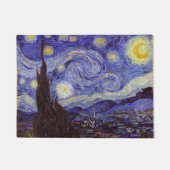 ビンセントヴァンゴッホスターリーナイトヴィンテージファインアート ドアマット (正面)