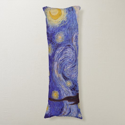 ビンセントヴァンゴッホスターリーナイトヴィンテージファインアート ボディピロー (正面縦)