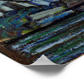 ビンセントヴァンゴッホスターリーナイトヴィンテージファインアート ポスター (角)