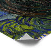 ビンセントヴァンゴッホスターリーナイトヴィンテージファインアート ポスター (角)