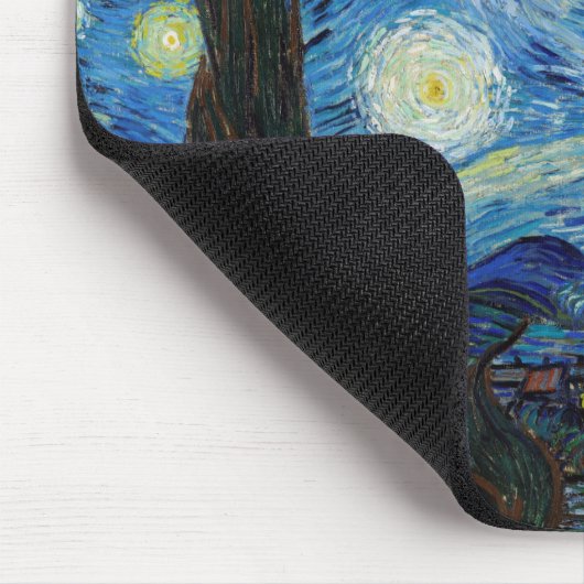 ビンセントヴァンゴッホスターリーナイトヴィンテージファインアート マウスパッド (コーナー)