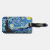 ビンセントヴァンゴッホスターリーナイトヴィンテージファインアート ラゲッジタグ (裏面横)