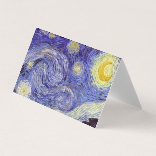 ビンセントヴァンゴッホスターリーナイトヴィンテージファインアート 名刺 (正面)