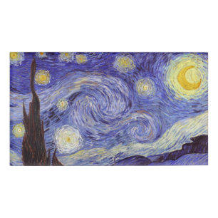 ビンセントヴァンゴッホスターリーナイトヴィンテージファインアート 名札