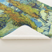 ビンセントヴァンゴッホトゥーポプラーアットサンレミー シェルパブランケット (3/4)