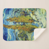 ビンセントヴァンゴッホトゥーポプラーアットサンレミー シェルパブランケット (正面(横))