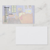 ビンセントヴァンゴッホベッドルームインアレスファインアート 名刺 (正面/裏面)