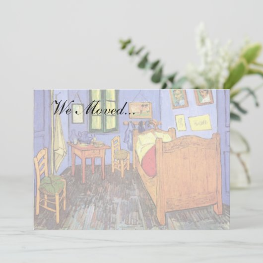 ビンセントヴァンゴッホベッドルームインアレスファインアート 案内状 (スタンド正面)