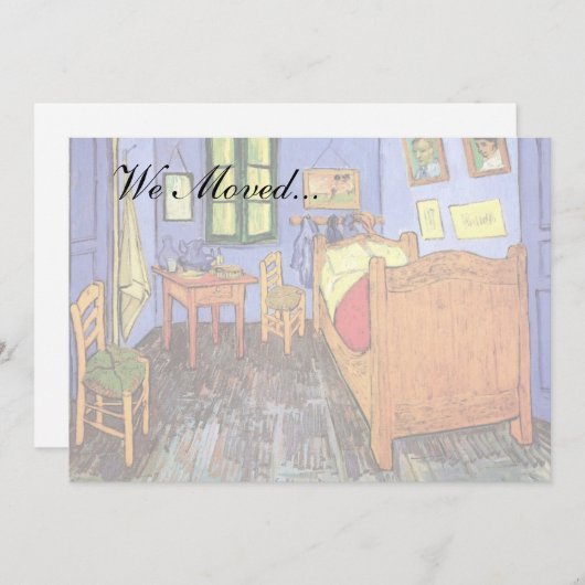 ビンセントヴァンゴッホベッドルームインアレスファインアート 案内状 (正面/裏面)