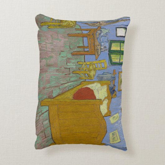 ビンセントヴァンゴッホベッドルーム絵画ズ アクセントクッション (裏面(縦))