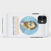 ビンセントヴァンゴッホポートレートwith引用文 Case-Mate iPhoneケース (裏面(横))