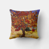 ビンセントヴァンゴッホムルベリーツリーファインアート絵画ズ クッション (裏面)