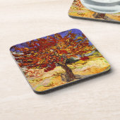 ビンセントヴァンゴッホムルベリーツリーファインアート絵画ズ コースター (左側)