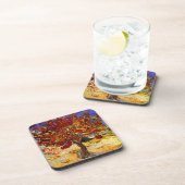 ビンセントヴァンゴッホムルベリーツリーファインアート絵画ズ コースター (右側)