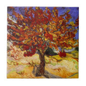 ビンセントヴァンゴッホムルベリーツリーファインアート絵画ズ タイル (正面)