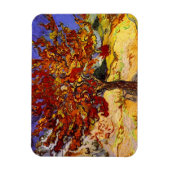 ビンセントヴァンゴッホムルベリーツリーファインアート絵画ズ マグネット (縦)