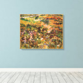 ビンセントヴァンゴッホメドーインザガーデンファインアート キャンバスプリント (インサイチュ (ウッドフロア))