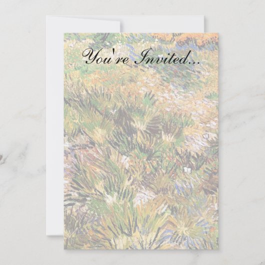 ビンセントヴァンゴッホメドーインザガーデンファインアート 招待状 (正面)