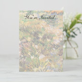 ビンセントヴァンゴッホメドーインザガーデンファインアート 招待状 (スタンド正面)