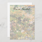 ビンセントヴァンゴッホメドーインザガーデンファインアート 招待状 (正面/裏面)