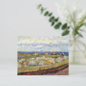 ビンセントヴァンゴッホラクルウィズピーチツリーズ ポストカード (スタンド正面)