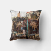 ビンセントヴァンゴッホラグインゲットオンモンマルトル クッション (裏面)