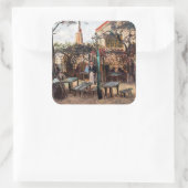 ビンセントヴァンゴッホラグインゲットオンモンマルトル スクエアシール (バッグ)