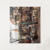 ビンセントヴァンゴッホラグインゲットオンモンマルトル タペストリー (正面)