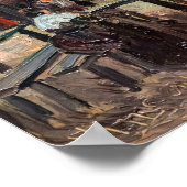 ビンセントヴァンゴッホラグインゲットオンモンマルトル ポスター (角)