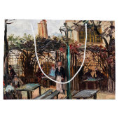 ビンセントヴァンゴッホラグインゲットオンモンマルトル ラージペーパーバッグ (裏面)