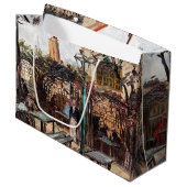 ビンセントヴァンゴッホラグインゲットオンモンマルトル ラージペーパーバッグ (正面アングル)