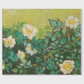 ビンセントヴァンゴッホワイルドバラファインアート ラッピングペーパー (フラット)