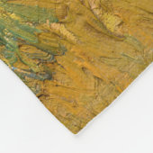 ビンセントヴァンゴッホヴィンテージファームハウスインプロヴァンス フリースブランケット (角)