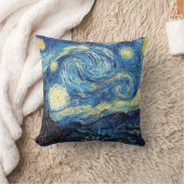 ビンセントヴァンゴッホ星空のナイトピロー クッション (ブランケット)