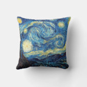 ビンセントヴァンゴッホ星空のナイトピロー クッション (裏面)