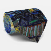 ビンセントヴァンゴッホ星空の夜ヴィンテージファインアートタイ ネクタイ (ロール)
