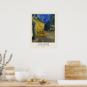 ビンセントヴァンゴッホ有名カフェテラスat Night ポスター (キッチン)