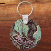 ビンセントヴァンゴッホ素晴らしピーコックモスファインアート キーホルダー (正面)