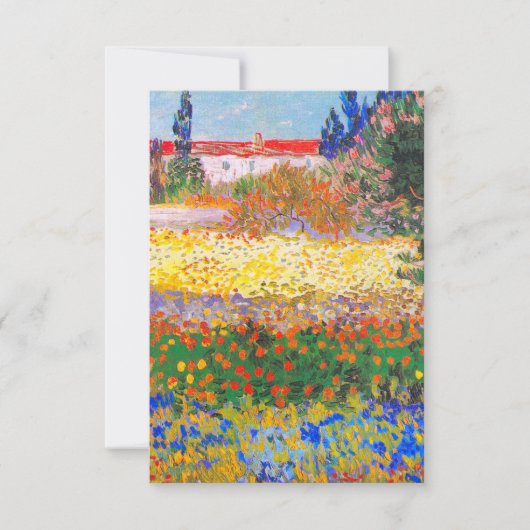 ビンセントヴァンゴッホ開花園 出欠カード (正面)