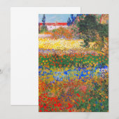 ビンセントヴァンゴッホ開花園 案内状 (正面/裏面)