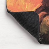 ビンセントヴァンゴッホ飛んでいるキツネ – ハロウィーンファインアート マウスパッド (コーナー)