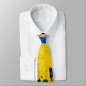 ビンセントヴァンゴッホ-カフェテラスアットナイトアーポップ・アートのト ネクタイ (タイ)