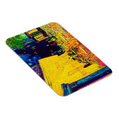 ビンセントヴァンゴッホ-カフェテラスアットナイトアーポップ・アートのト マグネット (右側)