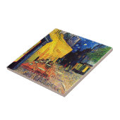 ビンセントヴァンゴッホ-カフェテラスアットナイトファインアート タイル (側面)