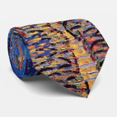 ビンセントヴァンゴッホ-カフェテラスアットナイトファインアート ネクタイ (ロール)