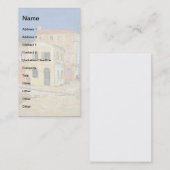 ビンセントヴァンゴッホ – ザイエローハウス – ファインアート 名刺 (正面/裏面)